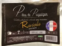 Pâtes de Puységur raviolis saumon