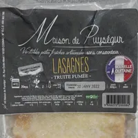 Lasagnes Truite Fumée
