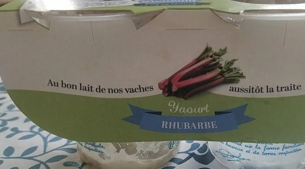 Yaourt Rhubarbe