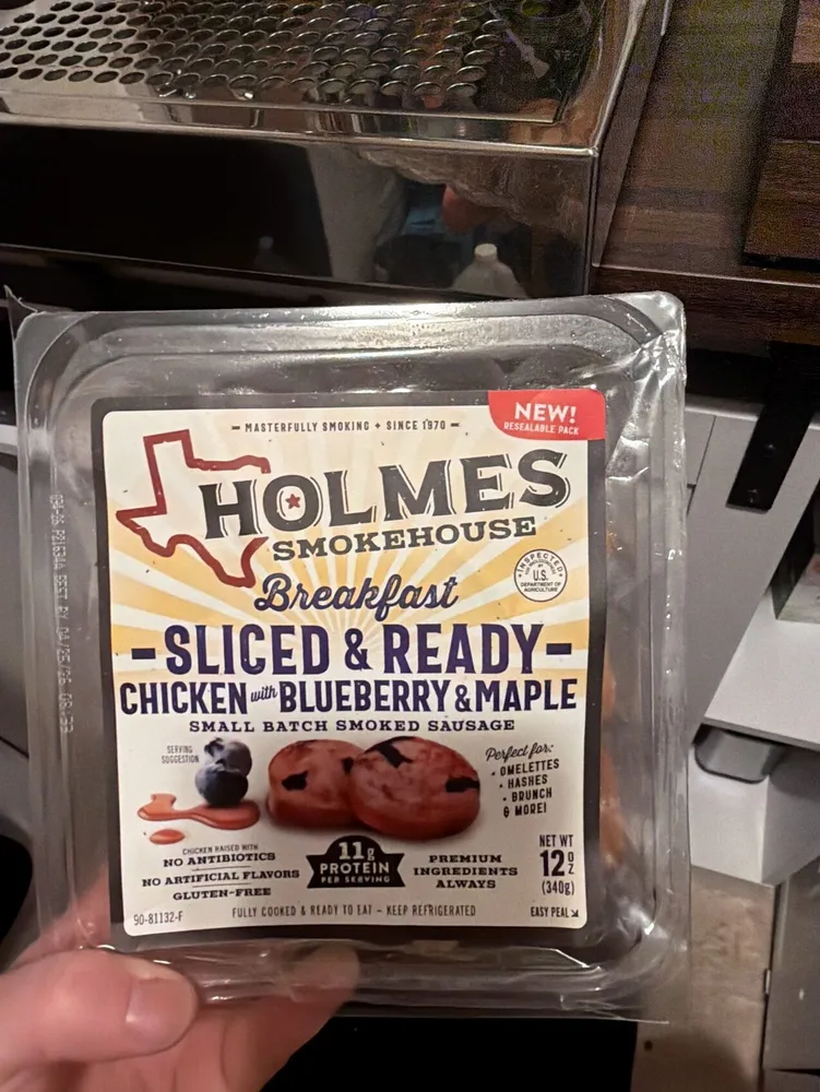 Chicken W/ Blueberry & Maple Smoked Sausage