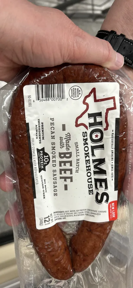 Made Beef Pecan Smoked Sausage