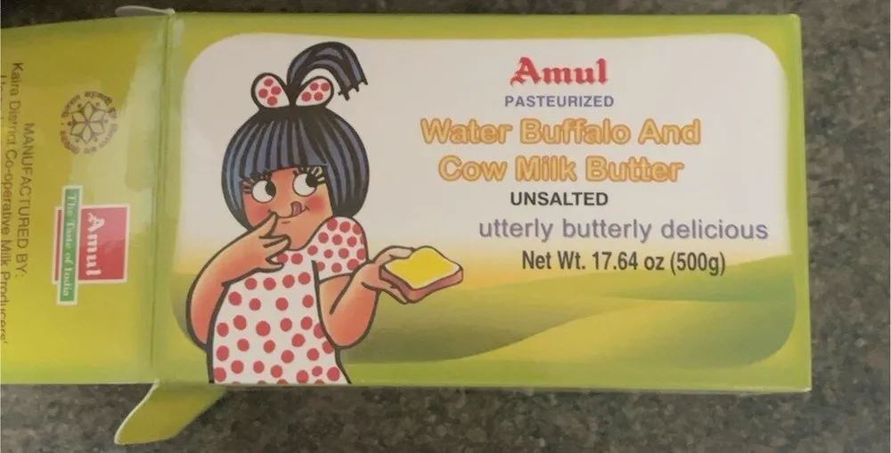Water, buffalo, and cow milk, unsalted