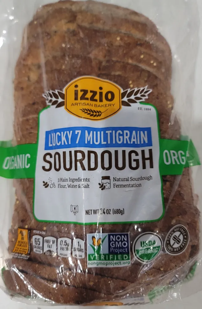 Organic Lucky 7 Multigrain Sourdough