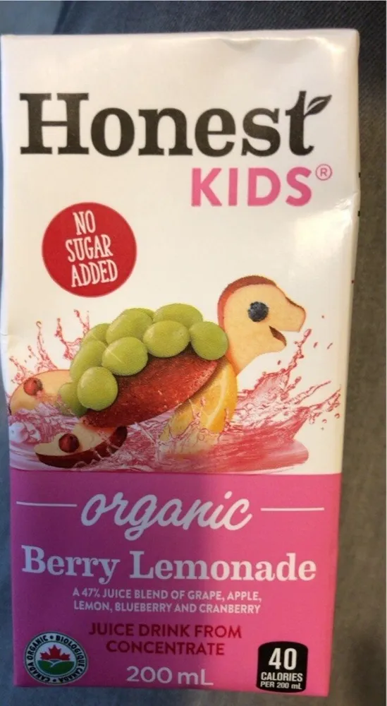 Organic Berry limonade