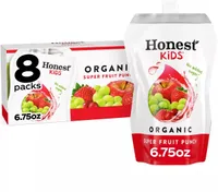 Beverage kids organic super fruit punch count