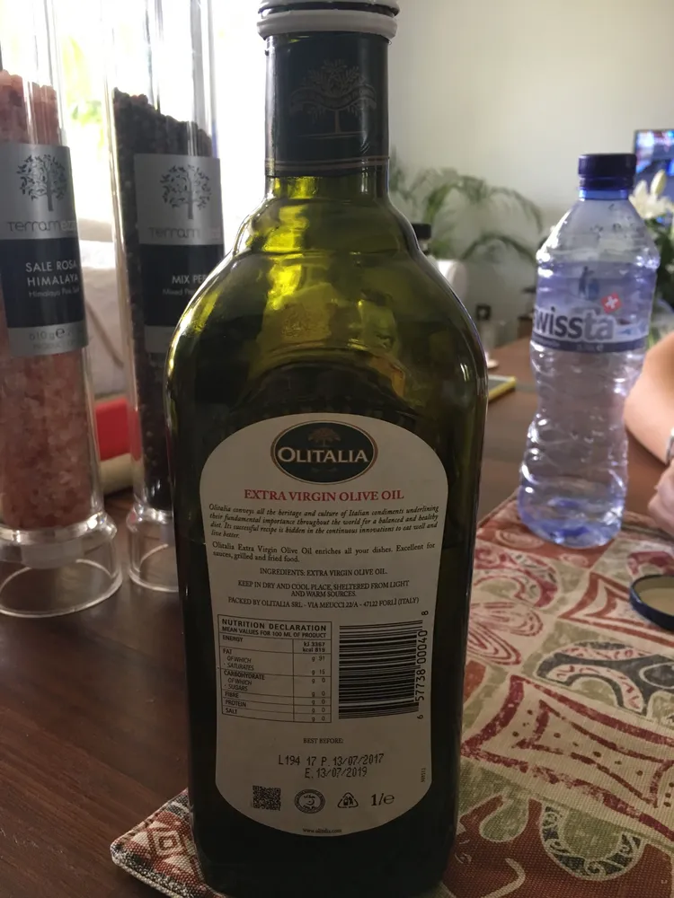 Olitalia Italian Extra Virgin Olive Oil, 1 Liter