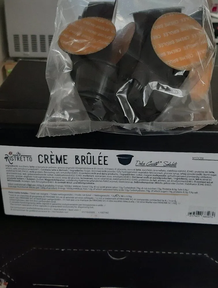 Crème brûlée Dolce gusto