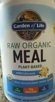 Raw Organic Meal Plant-Based Vanilla Flavor Meal Replacement Shake