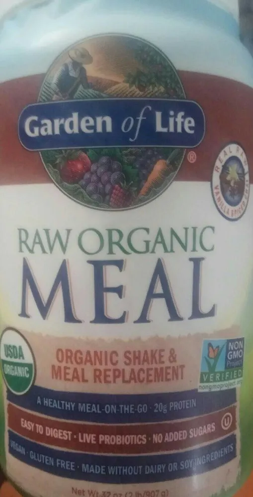 RAW Organic Meal Plant-Based Vanilla Chai