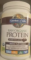 Raw organic protein chocolate