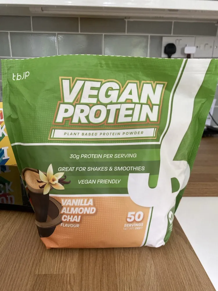 Vanilla almond chai vegan protein