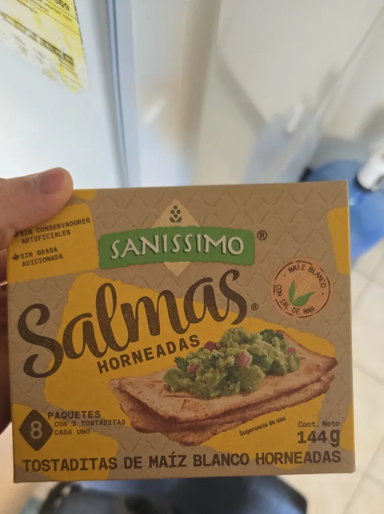 Tostaditas de Maíz Blanco Horneadas