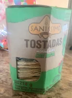 Tostadas horneadas con nopal