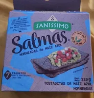 Salmas Horneadas de maiz azul
