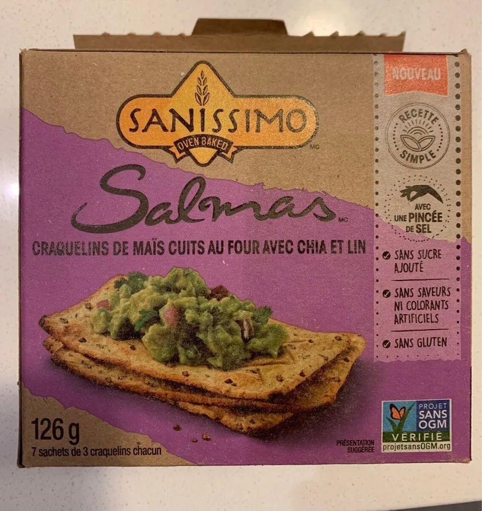 Tostaditas Horneadas de Maíz Blanco con Chía, Linaza y Arroz