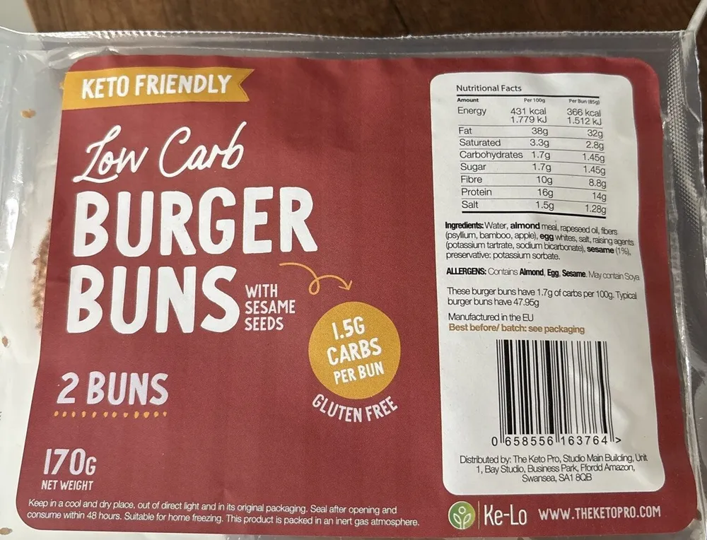 Low Carb Burger Bun
