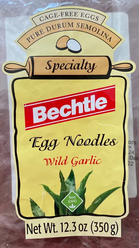 Wild Garlic Egg Noodles