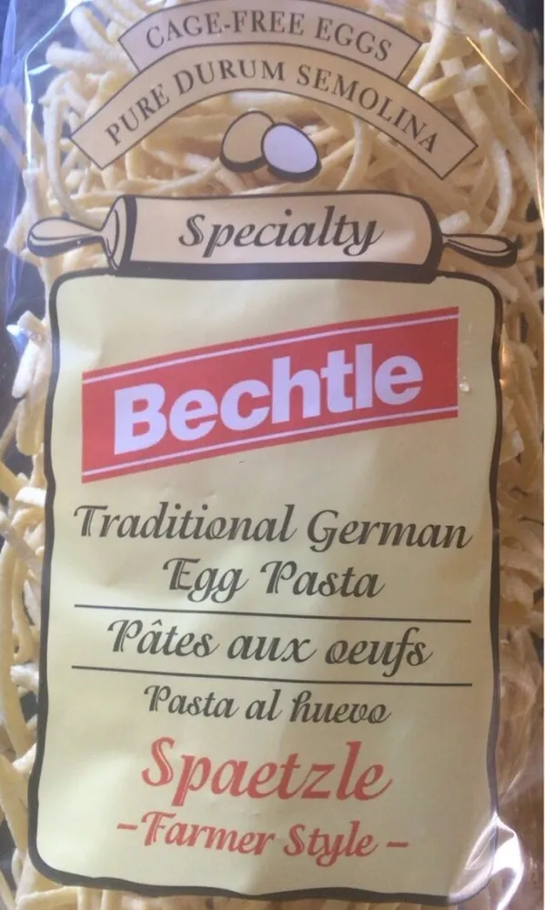 Traditional German Egg Pasta Spaetzle - Farmer Style