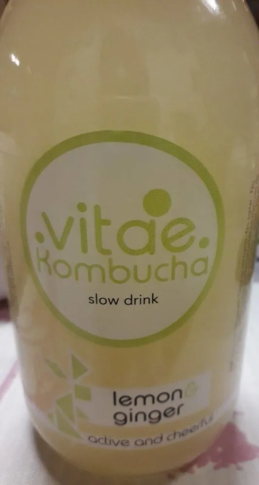 Kombucha (limón y jengibre)