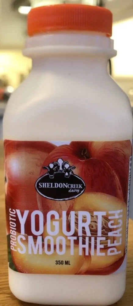 Probiotic Yogurt Smoothie Peach