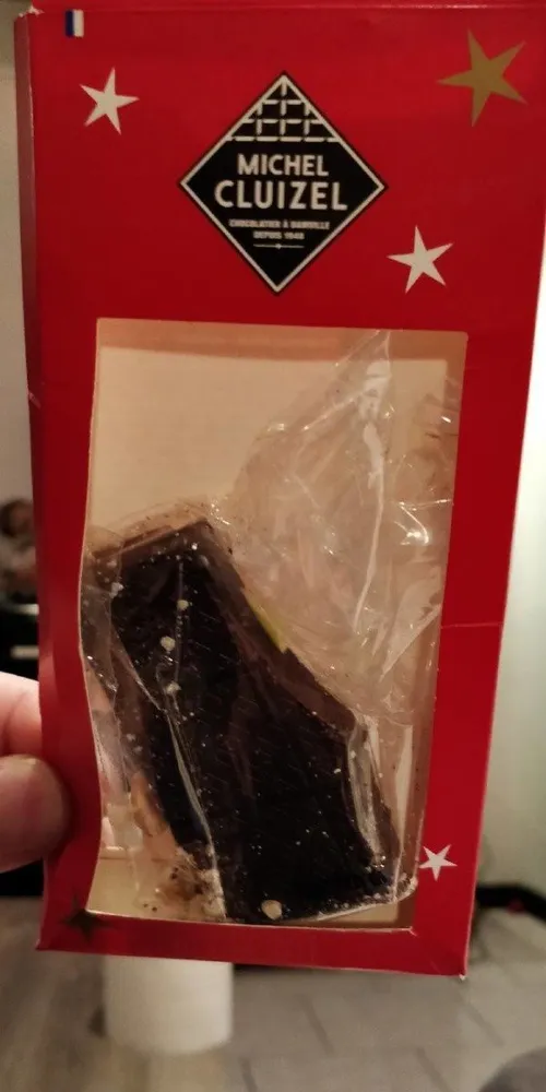 Tablette De Noël Chocolat Noir 72% Et Décors