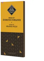 Tablette Chocolat Noir Et écorces D'oranges