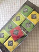 Assortiment De Carrés De Chocolat Noir