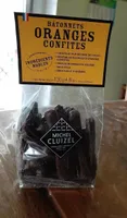 Bâtonnets orange confite