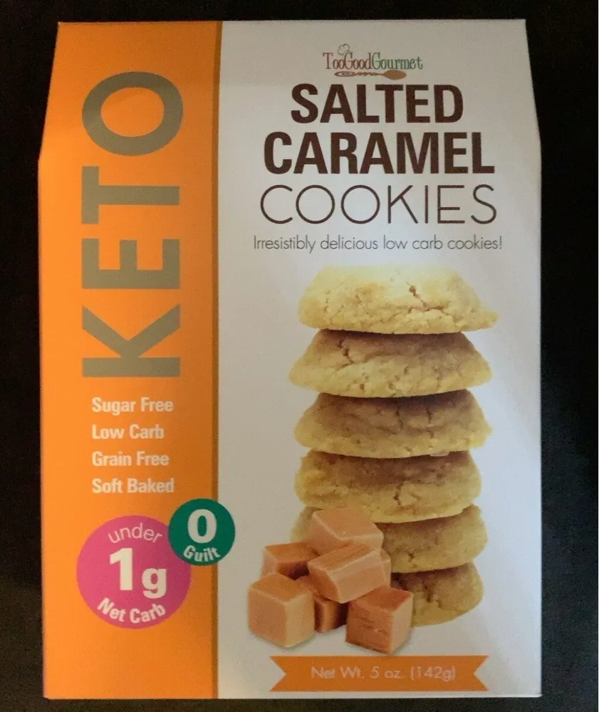 Keto Salted Caramel Cookies