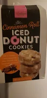 Cinnamon roll iced donut cookies