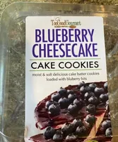 Blueberry cheesecake cake cookies