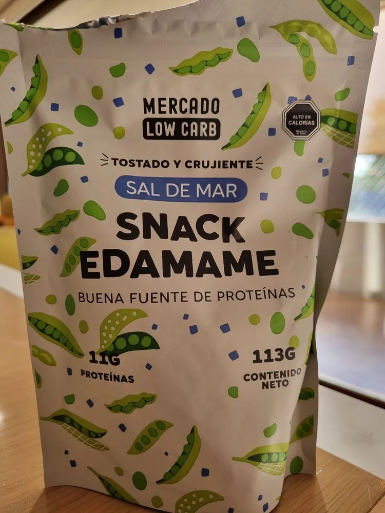 Snack aedamame sal del mar