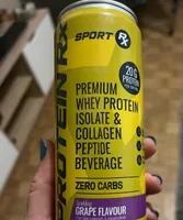 Premium  whey protein  isolate and collagen  peptide beverage
