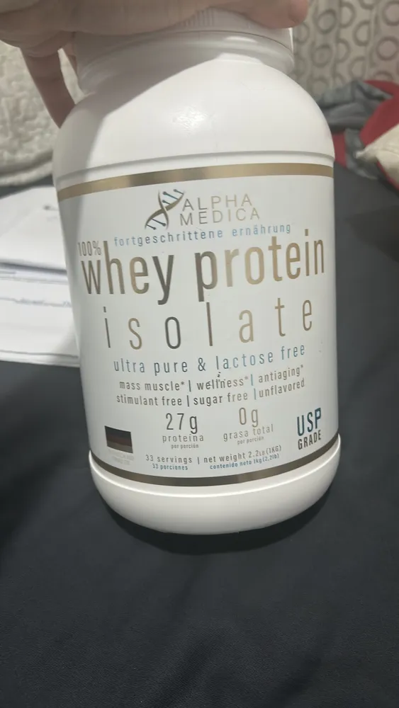 100% whey protein isolate