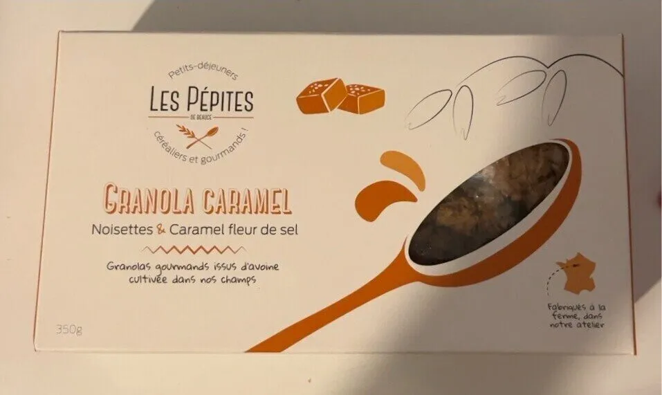Granola caramel Noisettes et & caramel fleur de sel