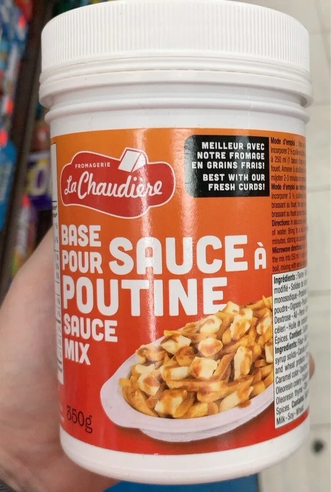 Base de sauce pour poutine