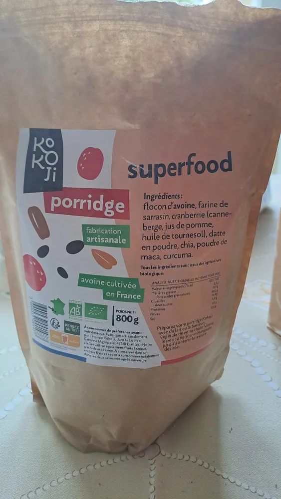 Porridge superfood