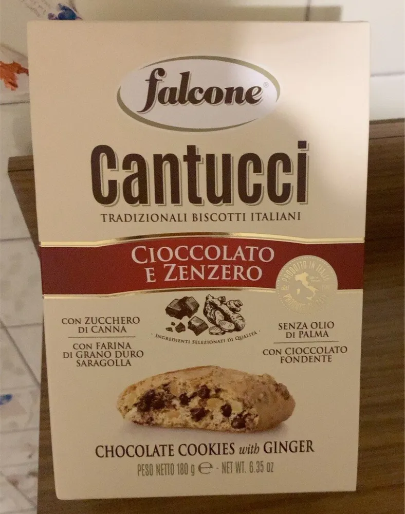 Cantucci cioccolato e zenzero