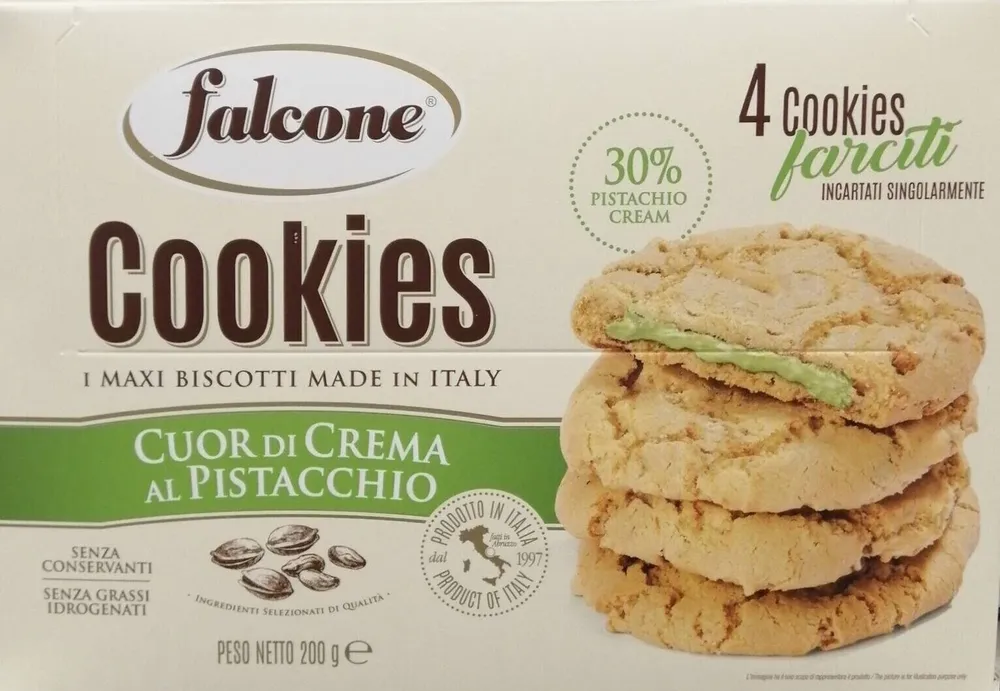 Cookies Cuor di Crema al Pistacchio