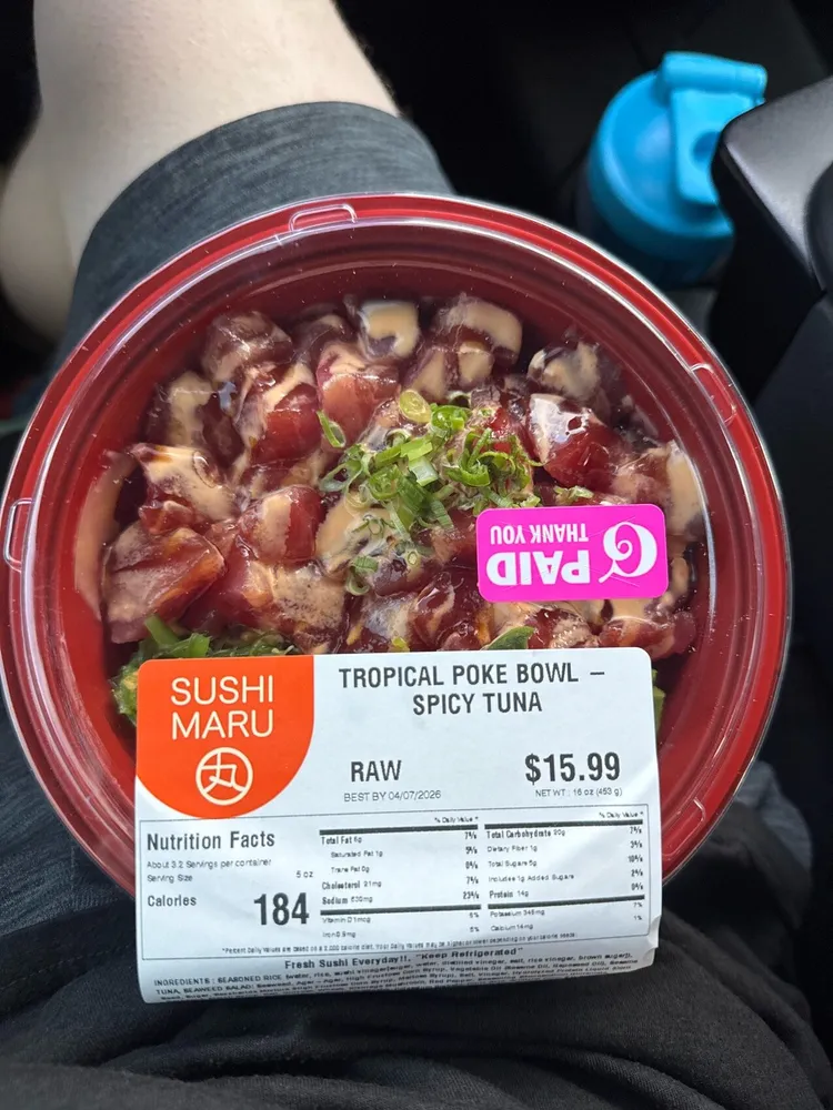 Tropical Poke Bowl - Spicy Tuna & Salmon