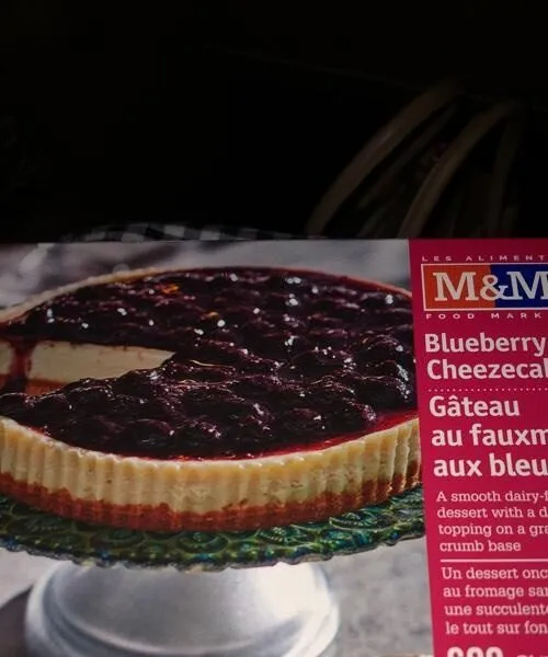 Blueberry bliss cheesecake
