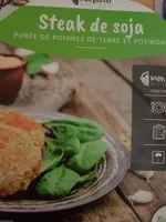 Steak de soja purée