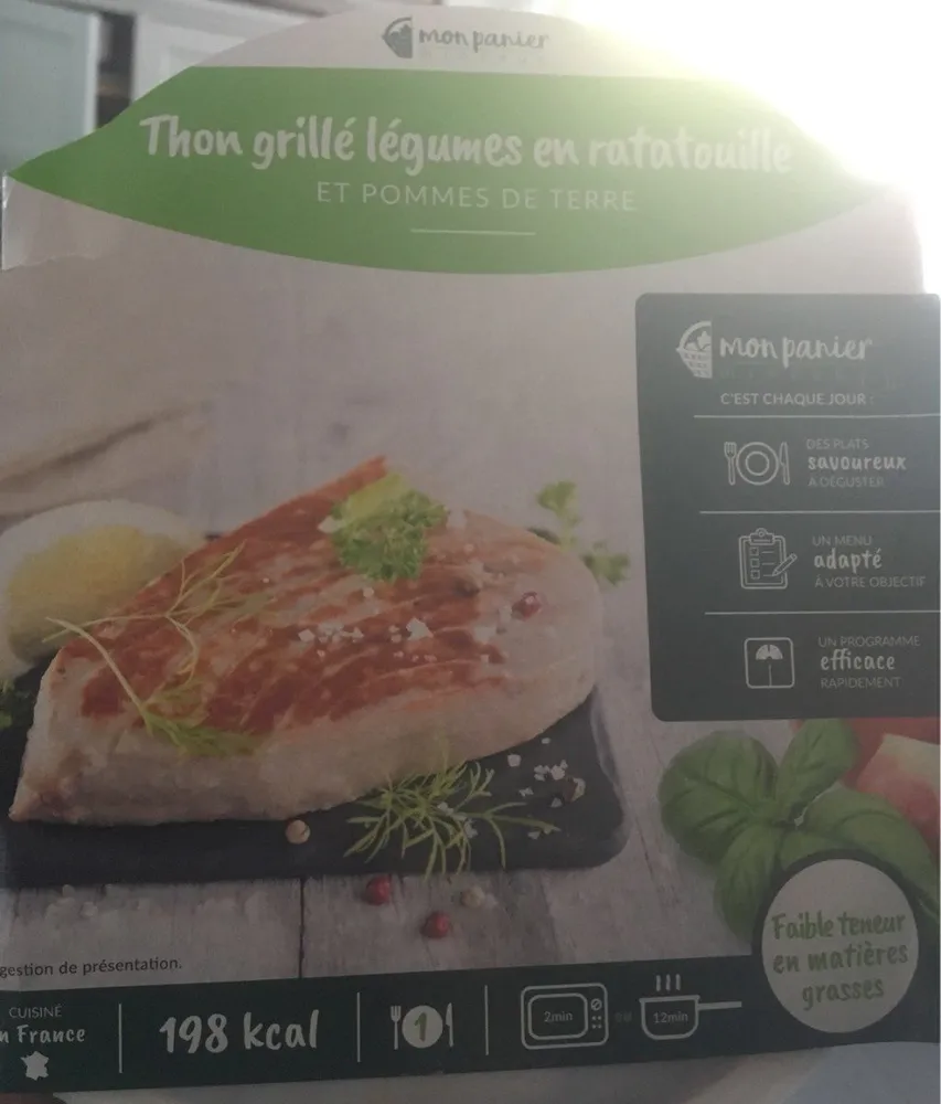 Thon grillé légumes en ratatouille