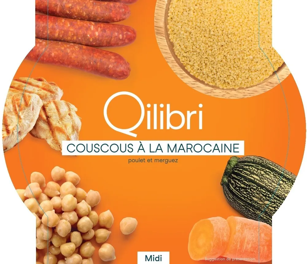 Couscous a la marocaine poulet et merguez