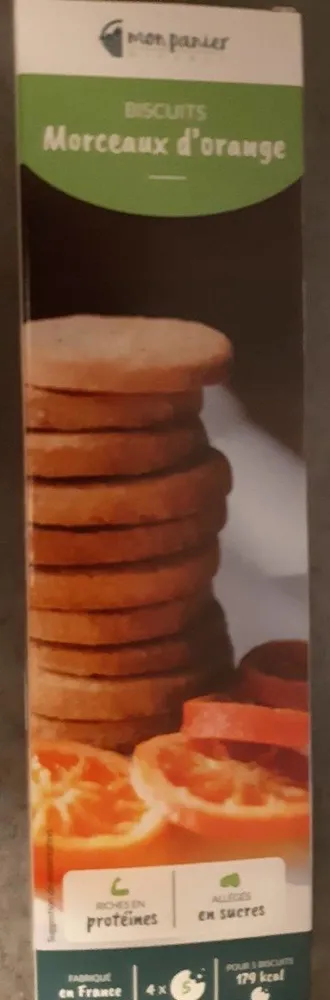 Biscuits morceaux d'Orange