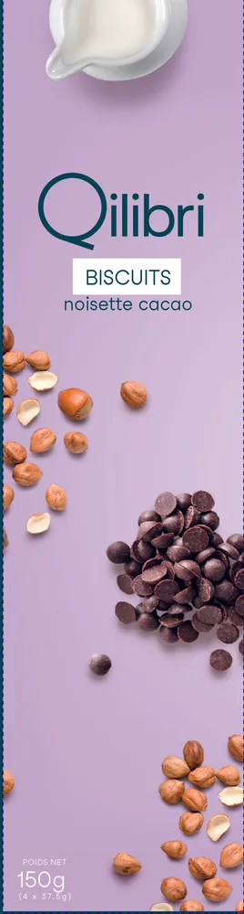 Biscuits cacao noisette