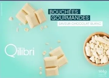 Bouchées gourmandes au chocolat blanc