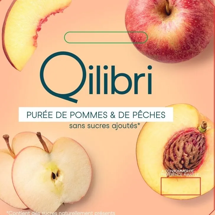 Purée de pommes & de pêches
