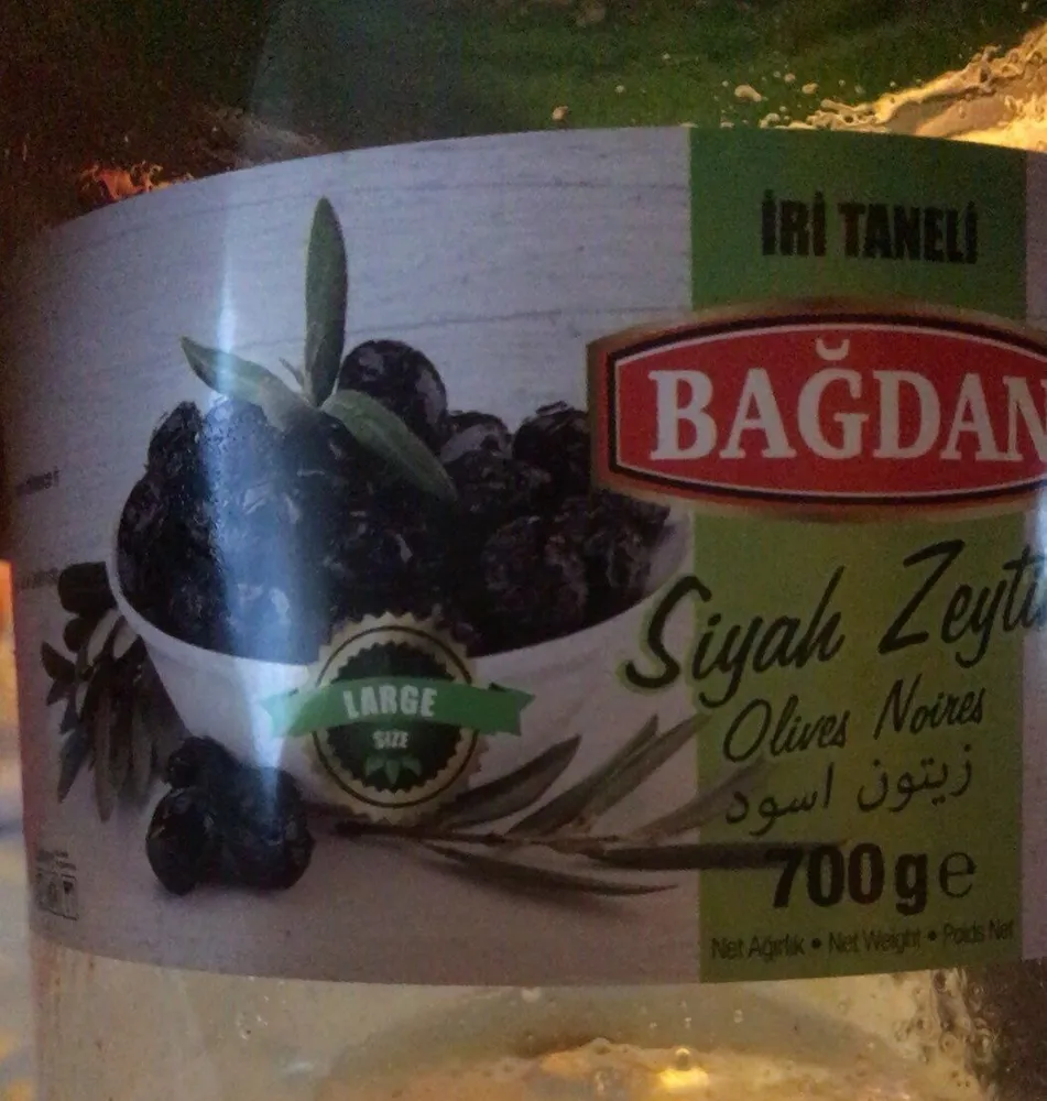 Siyah zeytin olives noires