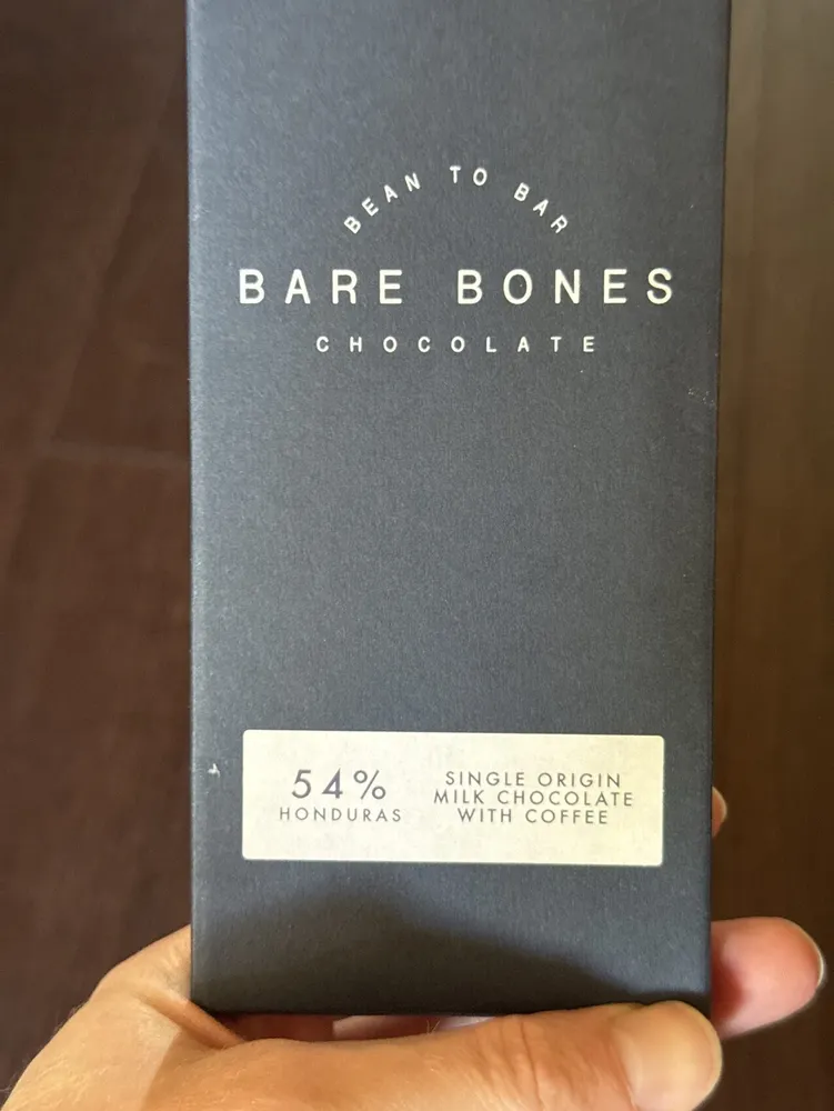 Milk chocolate with coffee